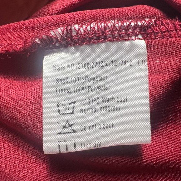 Bridgerton Goth Fairy Gown Burgandy Lace Chiffon Skirt 3/4 Sleeves 4 - Picture 15 of 16